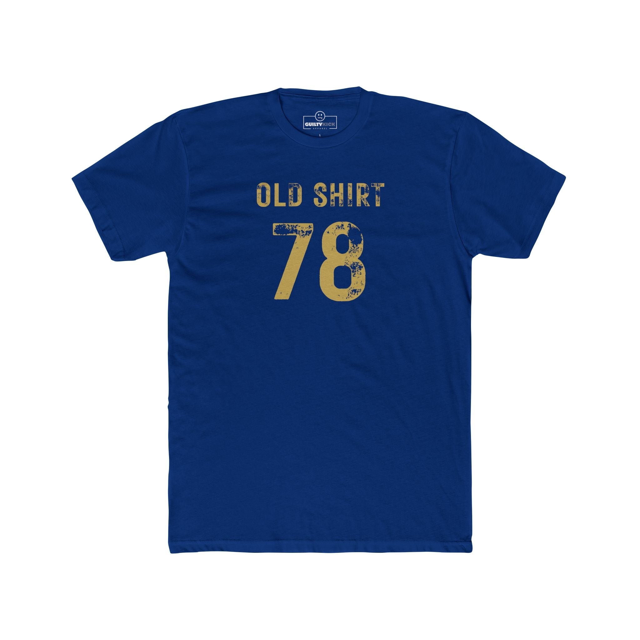 Old Shirt 78 Vintage Graphic T-Shirt Sarcastic Retro Sports Number Tee - Guilty Kick Apparel