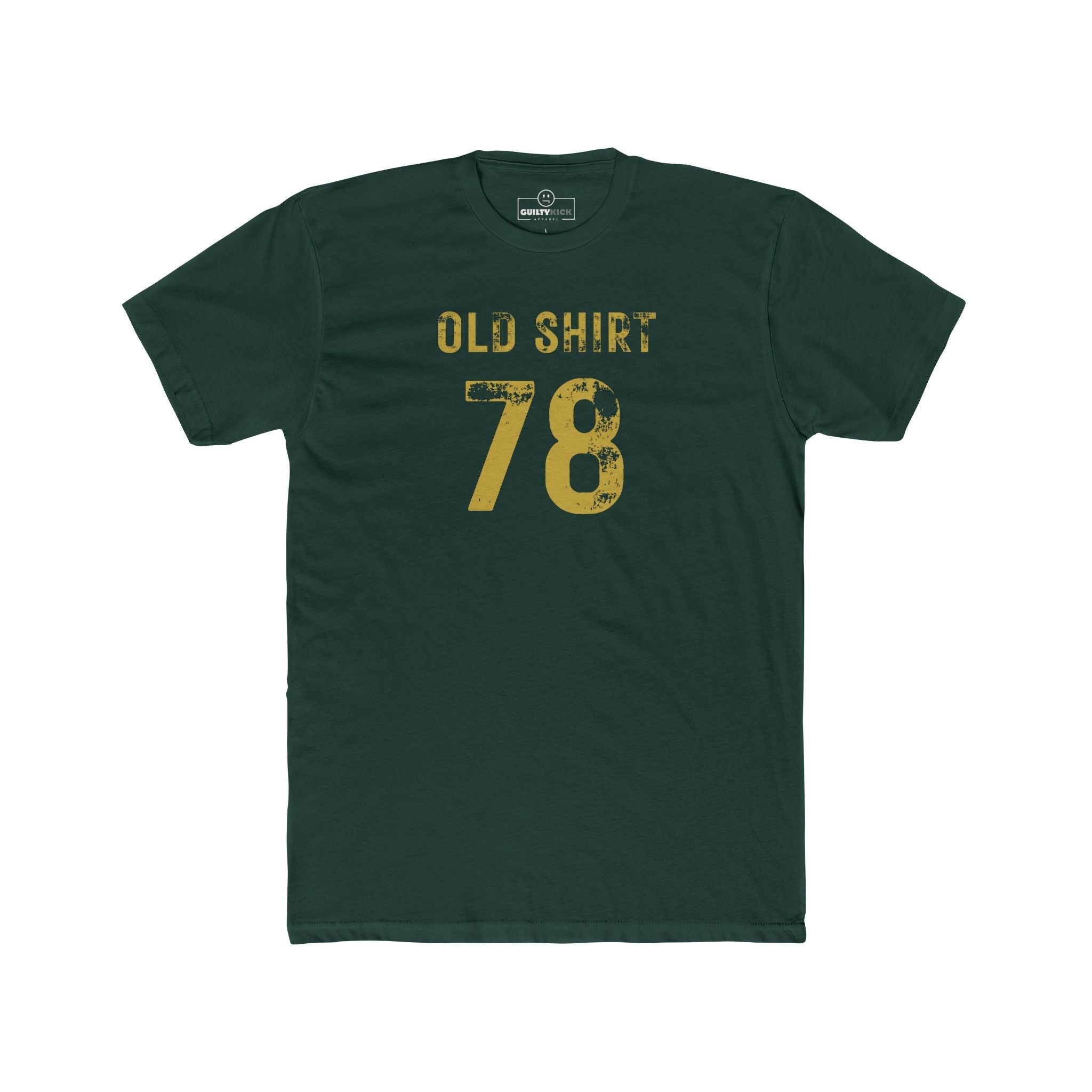 Old Shirt 78 Vintage Graphic T-Shirt Sarcastic Retro Sports Number Tee - Guilty Kick Apparel