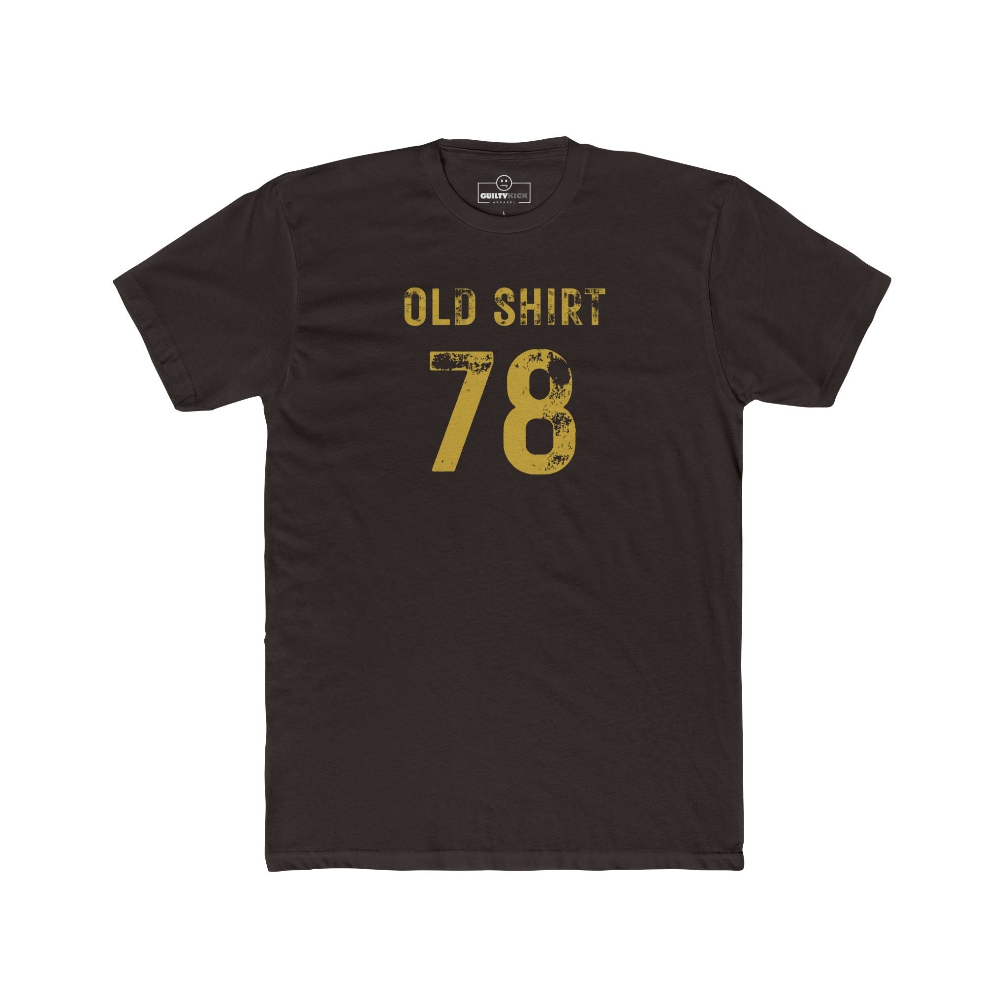 Old Shirt 78 Vintage Graphic T-Shirt Sarcastic Retro Sports Number Tee - Guilty Kick Apparel