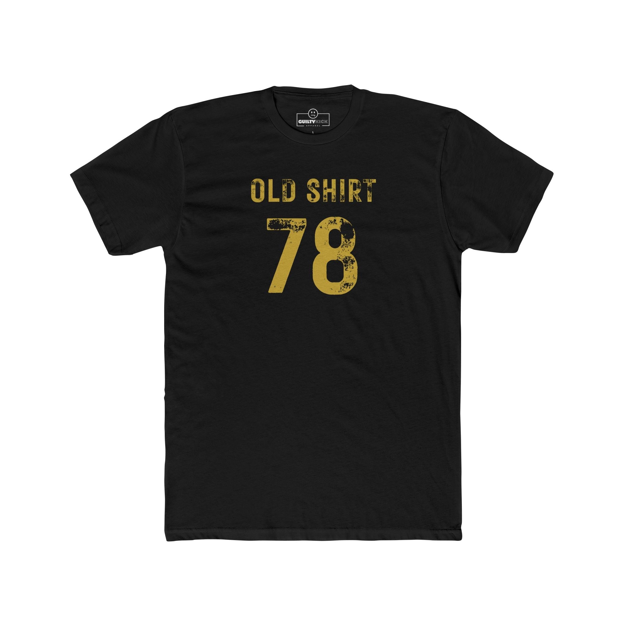 Old Shirt 78 Vintage Graphic T-Shirt Sarcastic Retro Sports Number Tee - Guilty Kick Apparel