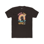 Peace Love and Shut Up Retro T-Shirt Hippie Town USA Satirical Tee - Guilty Kick Apparel