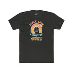 Peace Love and Shut Up Retro T-Shirt Hippie Town USA Satirical Tee - Guilty Kick Apparel