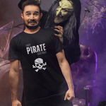 Pirate Tee - Lazy Pirate Halloween Costume Unisex - Guilty Kick Apparel