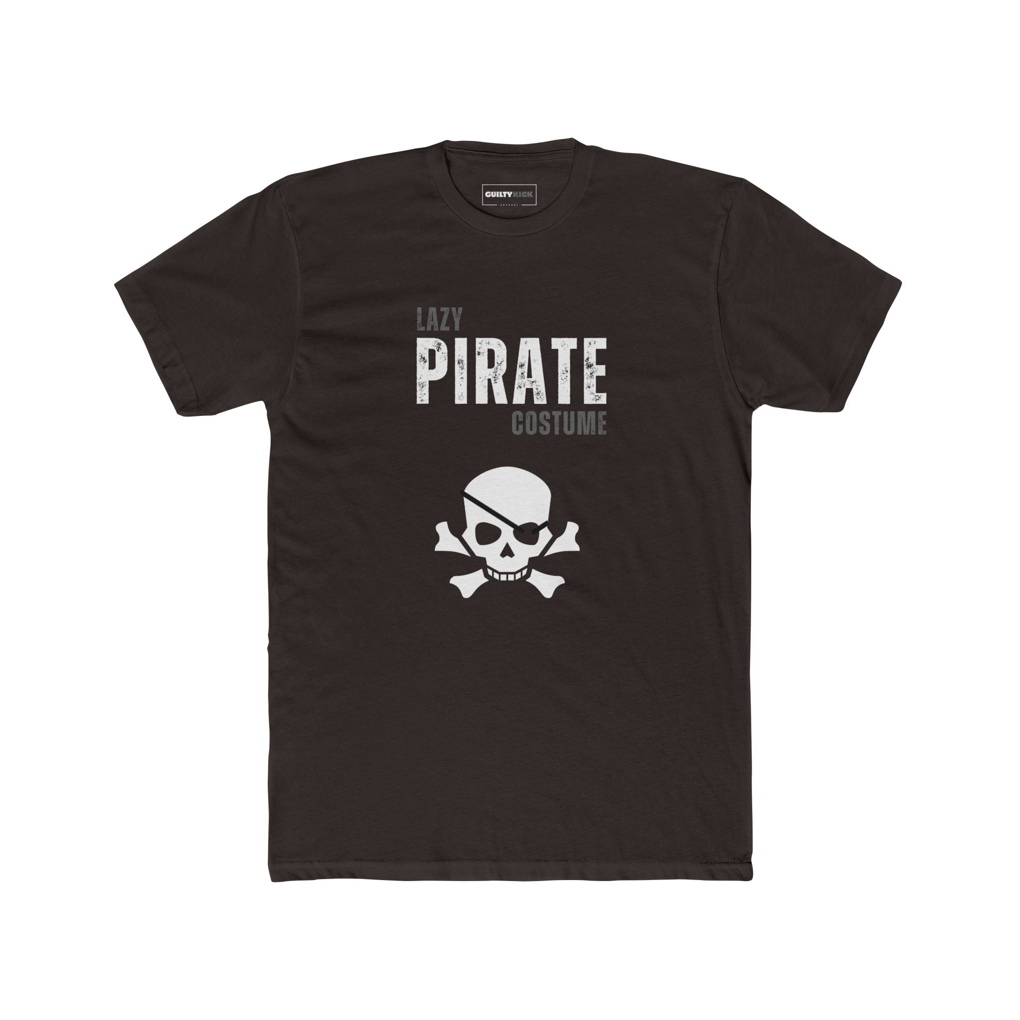 Pirate Tee - Lazy Pirate Halloween Costume Unisex - Guilty Kick Apparel