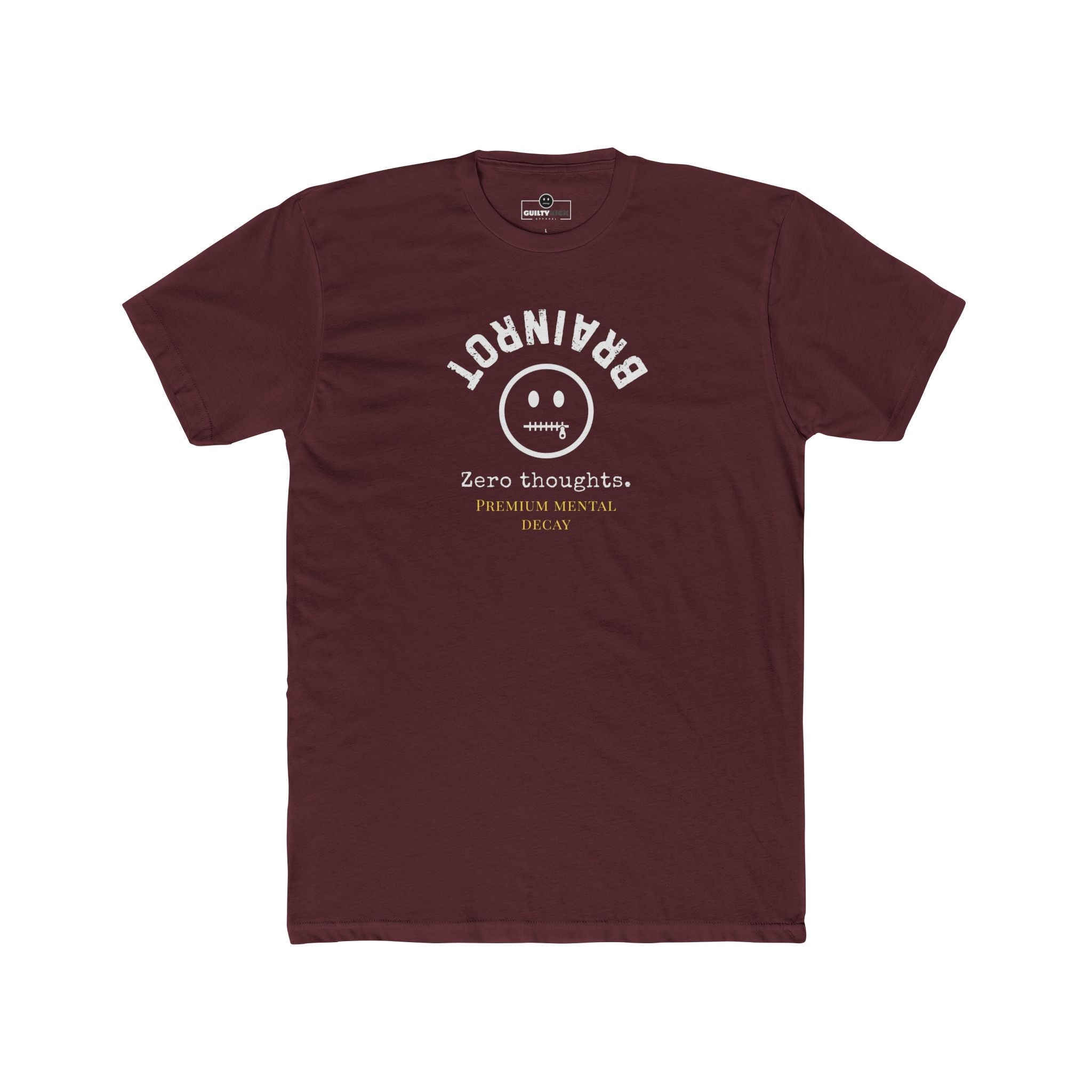 Premium Brainrot Graphic Tee | Zero Thoughts Luxe Lounge T-Shirt - Guilty Kick Apparel