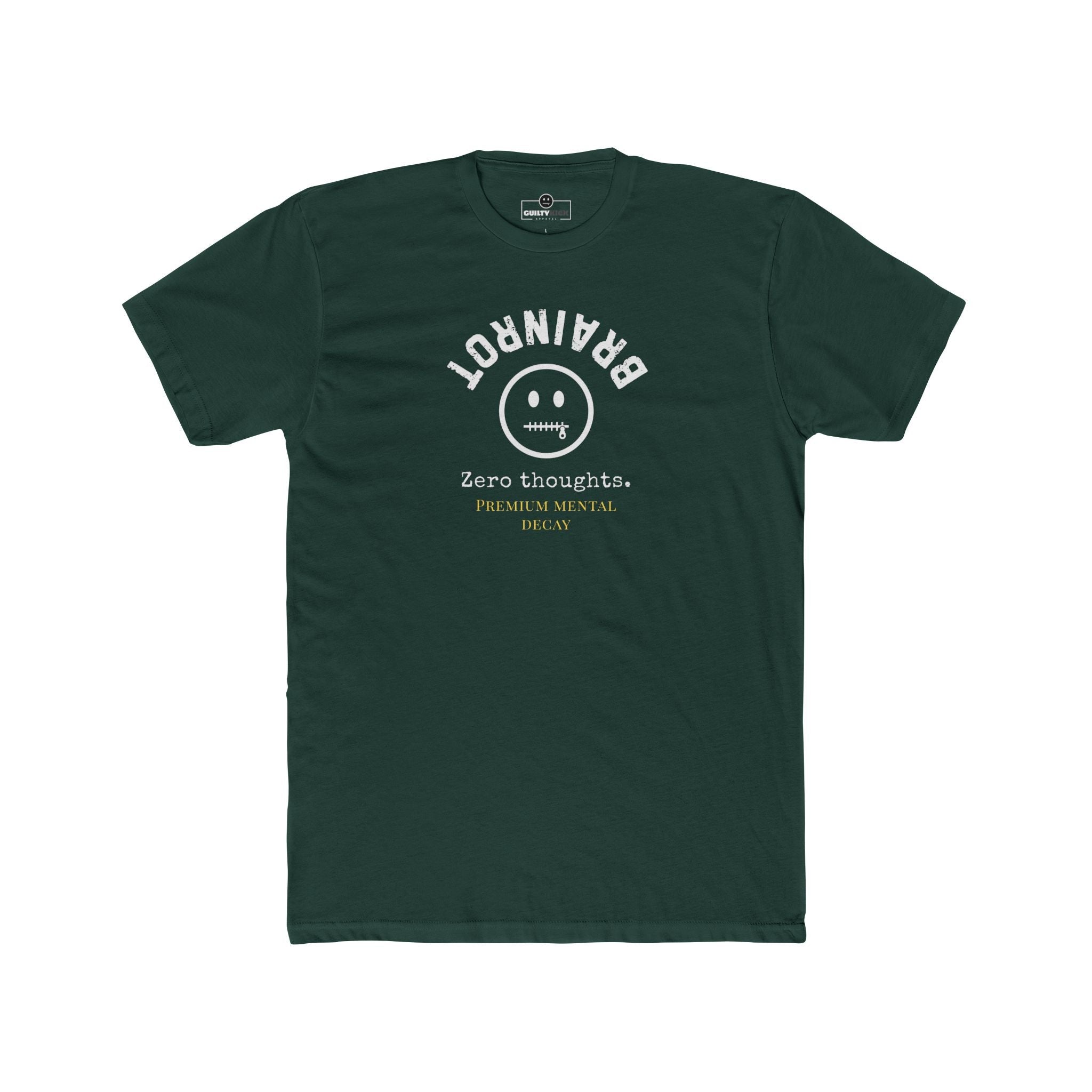 Premium Brainrot Graphic Tee | Zero Thoughts Luxe Lounge T-Shirt - Guilty Kick Apparel