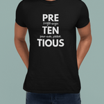 Pretentious Single - Origin Pour - Over Tee, Satirical Coffee Snob Shirt, Identity Collection Graphic T-Shirt - Guilty Kick Apparel