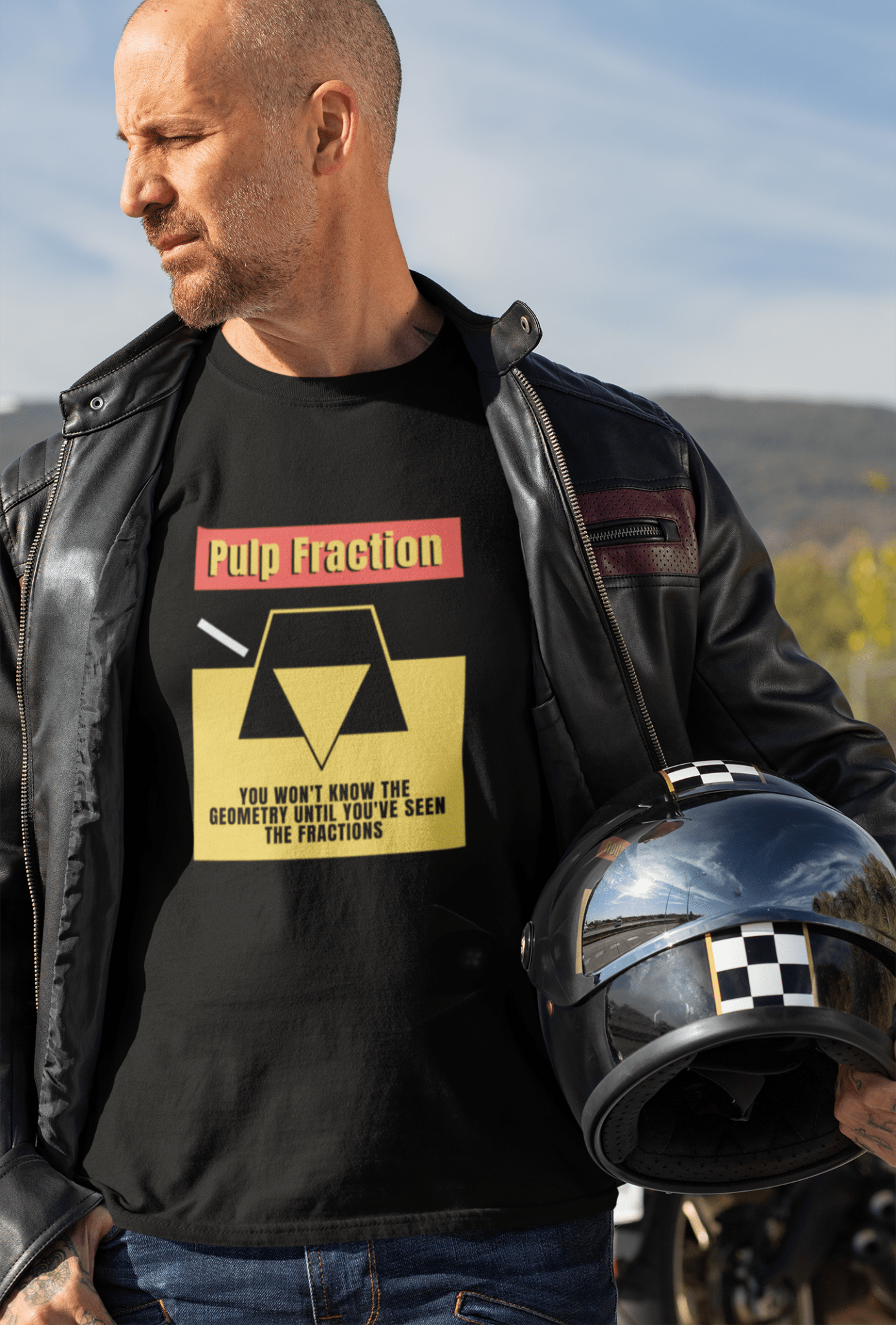 Pulp Fraction, Minimalist Math & Movie Parody T-Shirt - Guilty Kick Apparel