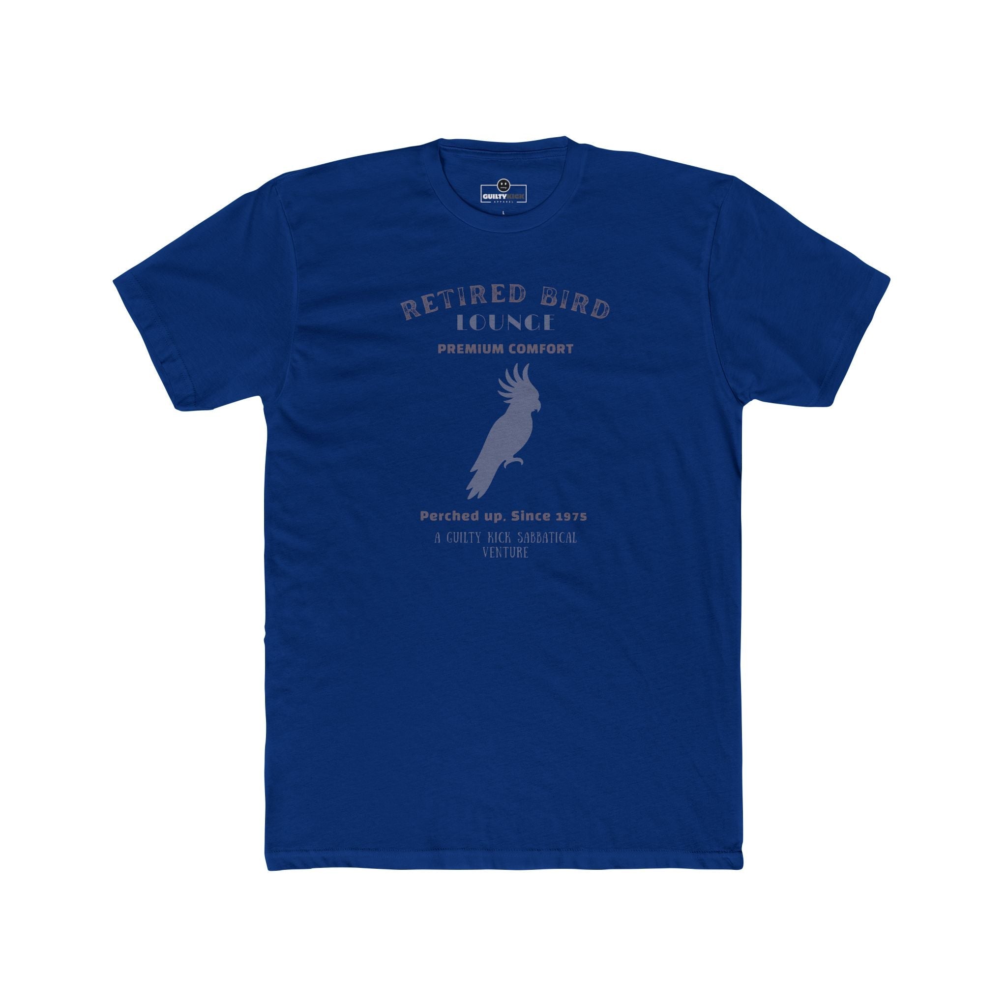 Retired Bird Lounge "Perched Up" Vintage Graphic T-Shirt, The Brand New Vintage Sunbaked Collection - Guilty Kick Apparel