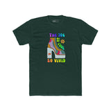 Retro 70s Disco Platform Boot T-Shirt Vivid Goldfish Aquarium Heel Aesthetic Tee - Guilty Kick Apparel