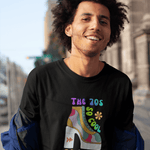 Retro 70s Disco Platform Boot T-Shirt Vivid Goldfish Aquarium Heel Aesthetic Tee - Guilty Kick Apparel