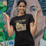 Retro Happy Hour Parody T-Shirt - Vintage Rubber Hose Banana, Tomato, & Martini Olive Design - Guilty Kick Apparel