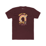 Retro Hippie Town USA T-Shirt Groovy 1970s Rainbow & Daisy Graphic Tee - Guilty Kick Apparel