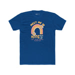 Retro Hippie Town USA T-Shirt Groovy 1970s Rainbow & Daisy Graphic Tee - Guilty Kick Apparel