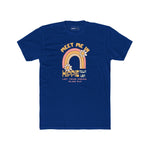 Retro Hippie Town USA T-Shirt Groovy 1970s Rainbow & Daisy Graphic Tee - Guilty Kick Apparel