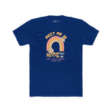 Retro Hippie Town USA T-Shirt Groovy 1970s Rainbow & Daisy Graphic Tee - Guilty Kick Apparel