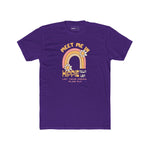 Retro Hippie Town USA T-Shirt Groovy 1970s Rainbow & Daisy Graphic Tee - Guilty Kick Apparel