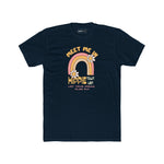 Retro Hippie Town USA T-Shirt Groovy 1970s Rainbow & Daisy Graphic Tee - Guilty Kick Apparel