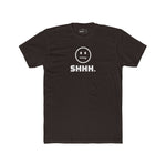 Shhh. Zipper Mouth Smiley Face T-Shirt Funny Anti - Social Graphic Tee Guilty Kick Branded - Guilty Kick Apparel