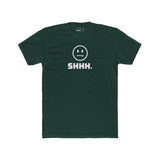 Shhh. Zipper Mouth Smiley Face T-Shirt Funny Anti - Social Graphic Tee Guilty Kick Branded - Guilty Kick Apparel