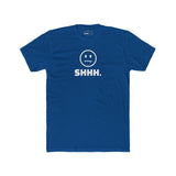 Shhh. Zipper Mouth Smiley Face T-Shirt Funny Anti - Social Graphic Tee Guilty Kick Branded - Guilty Kick Apparel