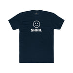 Shhh. Zipper Mouth Smiley Face T-Shirt Funny Anti - Social Graphic Tee Guilty Kick Branded - Guilty Kick Apparel
