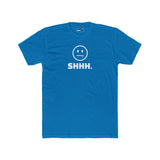 Shhh. Zipper Mouth Smiley Face T-Shirt Funny Anti - Social Graphic Tee Guilty Kick Branded - Guilty Kick Apparel