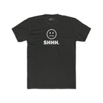 Shhh. Zipper Mouth Smiley Face T-Shirt Funny Anti - Social Graphic Tee Guilty Kick Branded - Guilty Kick Apparel