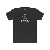 Shhh. Zipper Mouth Smiley Face T-Shirt Funny Anti - Social Graphic Tee Guilty Kick Branded - Guilty Kick Apparel
