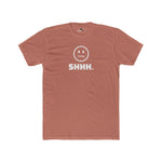 Shhh. Zipper Mouth Smiley Face T-Shirt Funny Anti - Social Graphic Tee Guilty Kick Branded - Guilty Kick Apparel