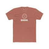 Shhh. Zipper Mouth Smiley Face T-Shirt Funny Anti - Social Graphic Tee Guilty Kick Branded - Guilty Kick Apparel