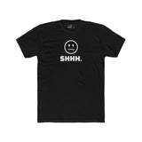 Shhh. Zipper Mouth Smiley Face T-Shirt Funny Anti - Social Graphic Tee Guilty Kick Branded - Guilty Kick Apparel