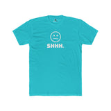 Shhh. Zipper Mouth Smiley Face T-Shirt Funny Anti - Social Graphic Tee Guilty Kick Branded - Guilty Kick Apparel