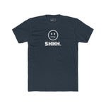 Shhh. Zipper Mouth Smiley Face T-Shirt Funny Anti - Social Graphic Tee Guilty Kick Branded - Guilty Kick Apparel