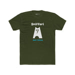 Sniffari Minimalist Dog T-Shirt, Mid - Century Modern Just Follow Geometric Graphic Tee - Guilty Kick Apparel
