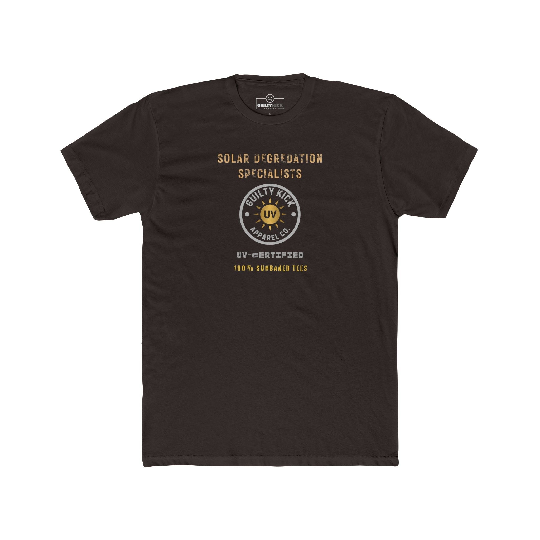 Solar Degradation Specialists T-Shirt Funny Sun Protection Satire Tee - Guilty Kick Apparel