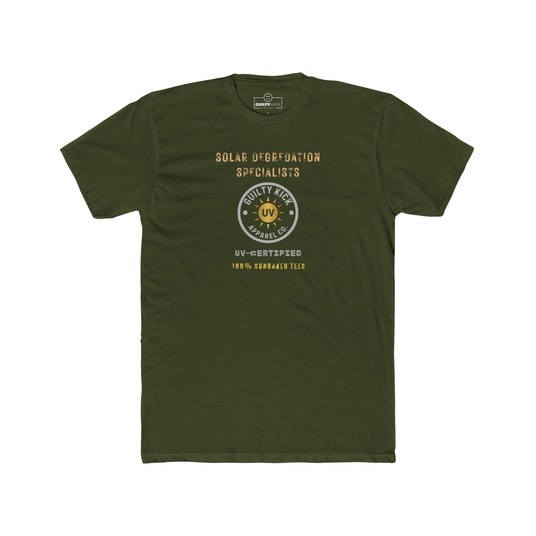 Solar Degradation Specialists T-Shirt Funny Sun Protection Satire Tee - Guilty Kick Apparel