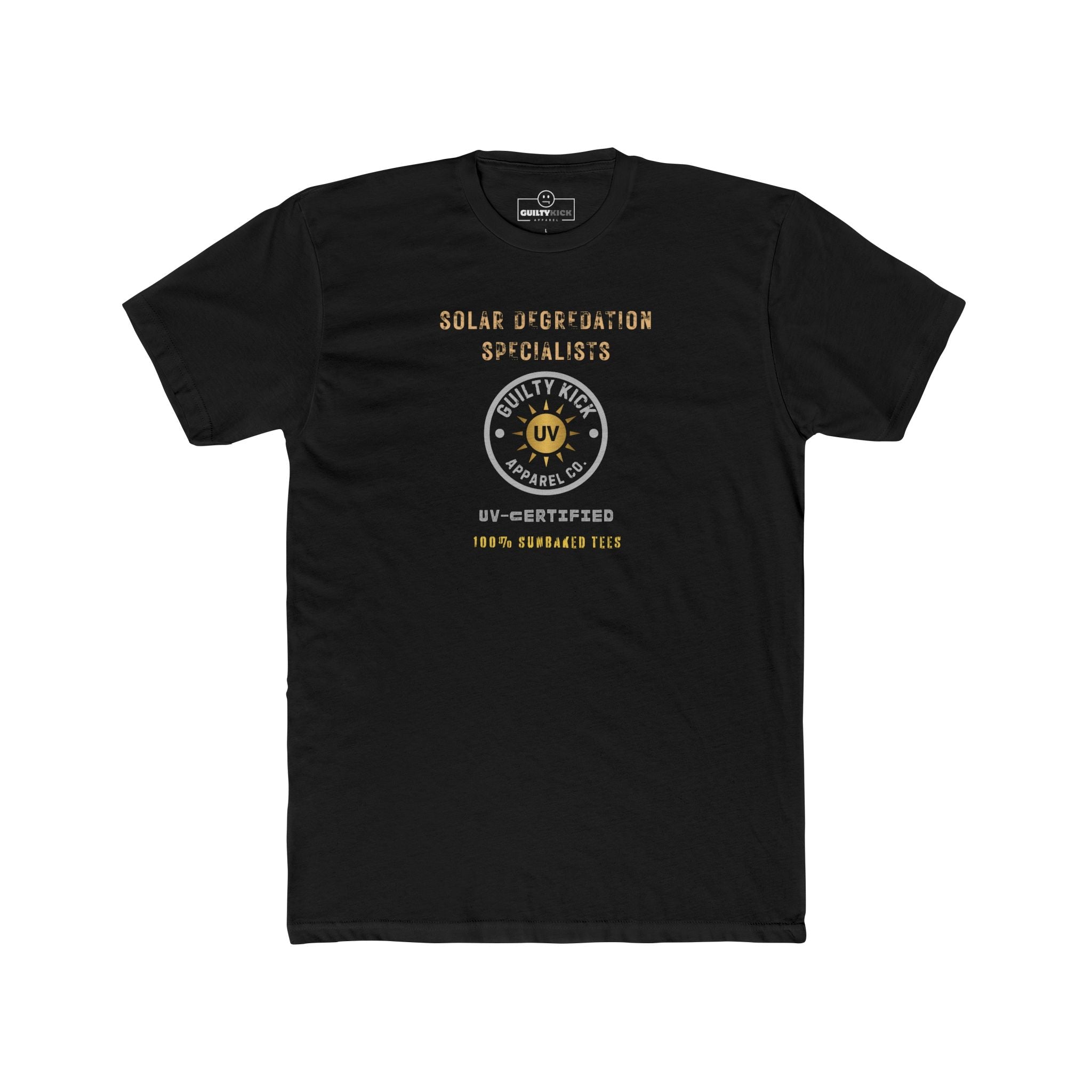 Solar Degradation Specialists T-Shirt Funny Sun Protection Satire Tee - Guilty Kick Apparel