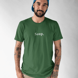 Soup. Minimalist Anti - Design Aesthetic Text T-Shirt, Ironic Meme Tee - Guilty Kick Apparel