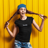 Soup. Minimalist Anti - Design Aesthetic Text T-Shirt, Ironic Meme Tee - Guilty Kick Apparel