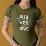 Strategic Incompetence Subversive Tee, Funny Corporate Satire Shirt, Identity Collection Minimalist Graphic T-Shirt - Guilty Kick Apparel