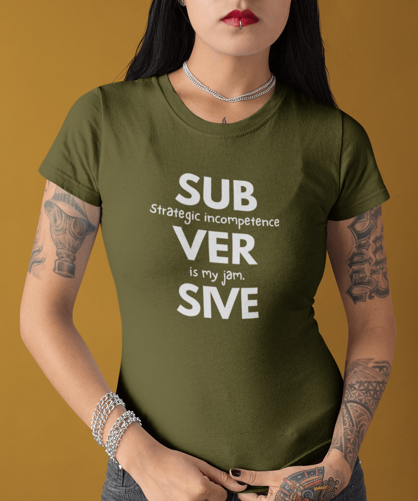 Strategic Incompetence Subversive Tee, Funny Corporate Satire Shirt, Identity Collection Minimalist Graphic T-Shirt - Guilty Kick Apparel