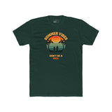 Summer Vibes Don't Be A Dick T-Shirt Retro 70s Sunset Funny Sarcastic Beach Tee - Guilty Kick Apparel