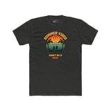 Summer Vibes Don't Be A Dick T-Shirt Retro 70s Sunset Funny Sarcastic Beach Tee - Guilty Kick Apparel