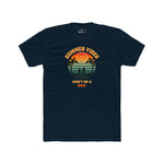 Summer Vibes Don't Be A Dick T-Shirt Retro 70s Sunset Funny Sarcastic Beach Tee - Guilty Kick Apparel