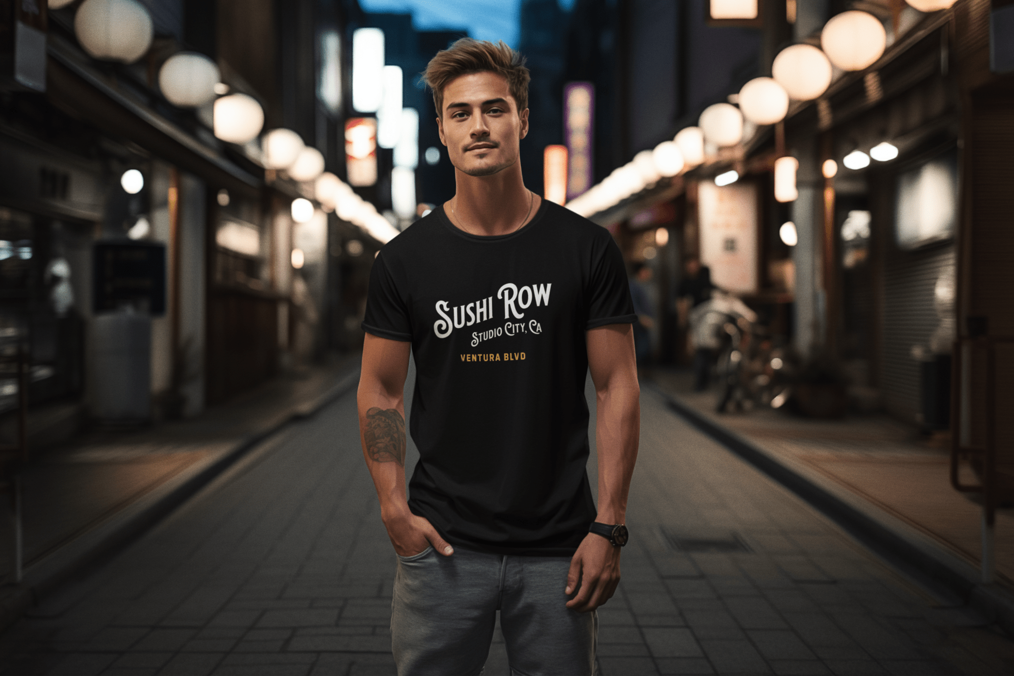 Sushi Row Studio City T-Shirt, Unisex Tee - Guilty Kick Apparel