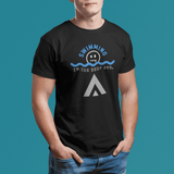 Swimming in the Deep End Tee Absurdist Introvert Zipper Smile Graphic T-Shirt - Guilty Kick Apparel