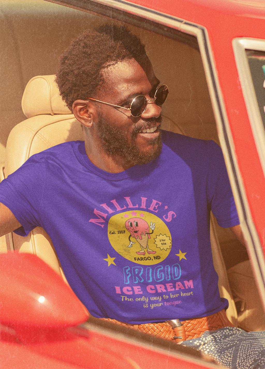 Vintage Millie's Frigid Ice Cream Unisex Tee