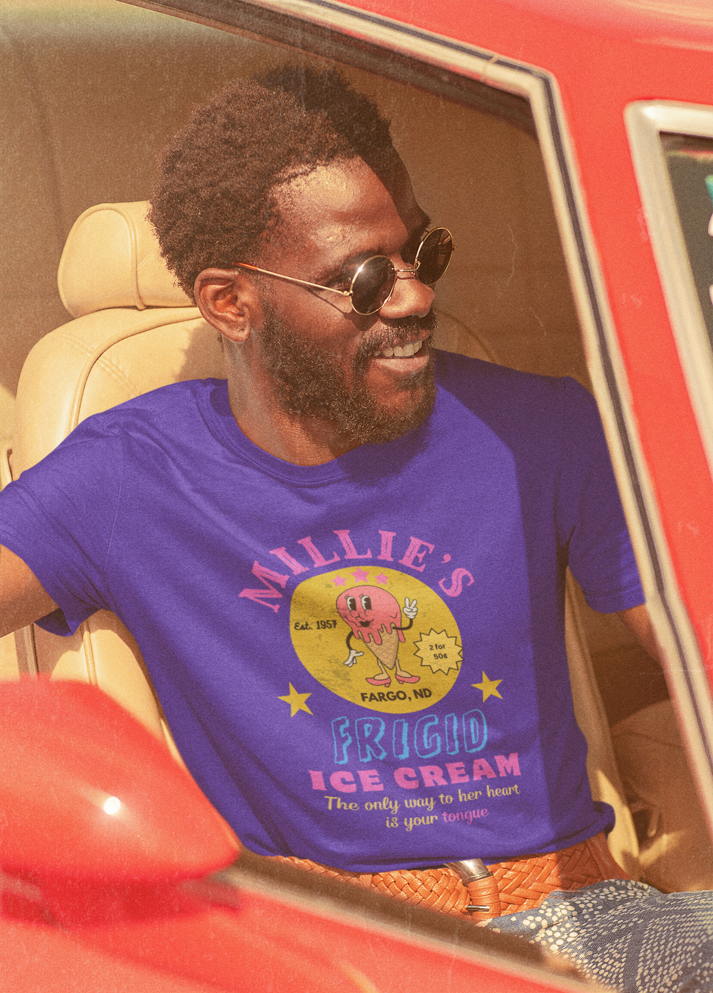 Vintage Millie's Frigid Ice Cream Unisex Tee