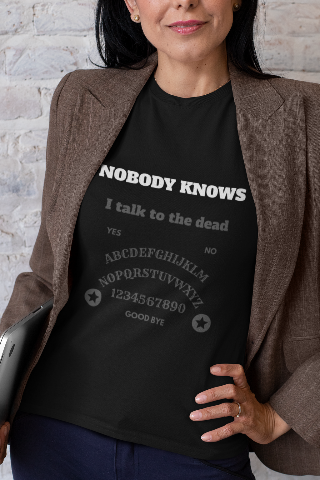 Halloween Ouija Board Tee - Unisex Tri-Blend Crew Tee